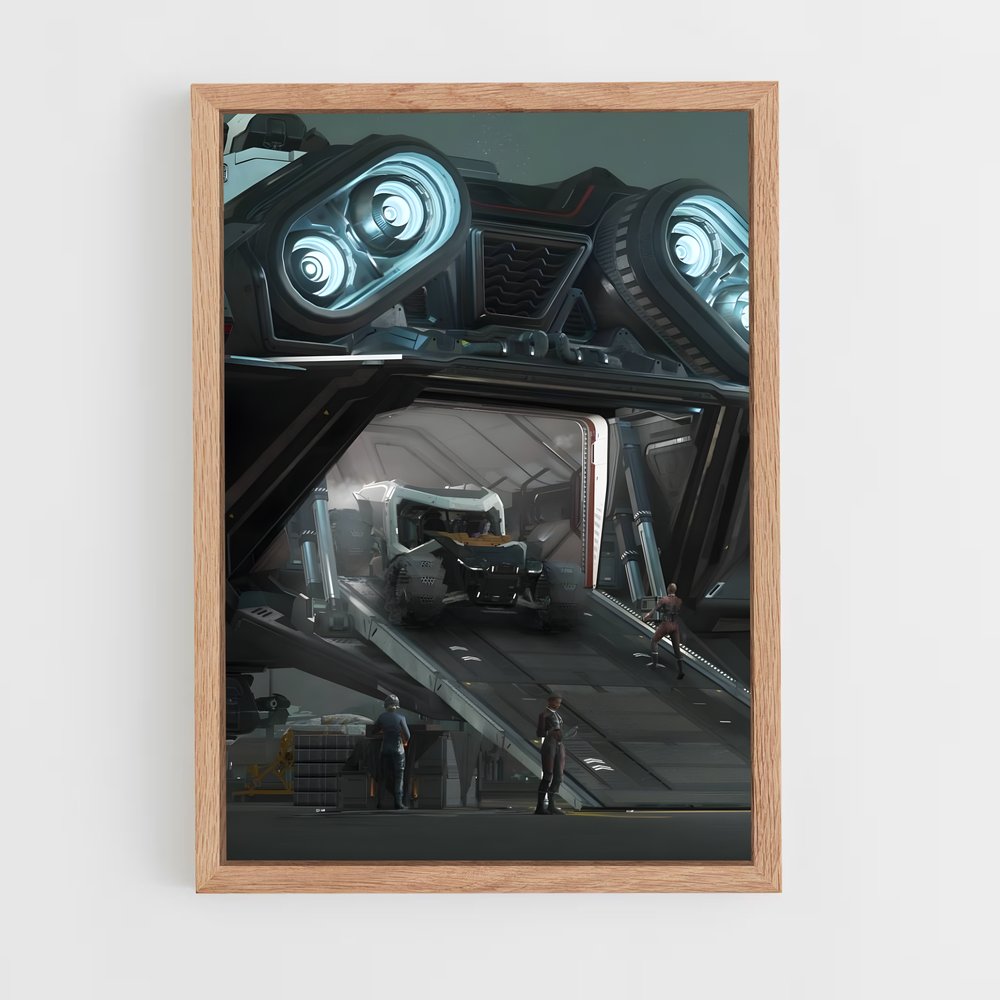 Poster Starship Encounter – affiche Star Citizen (vue 4)